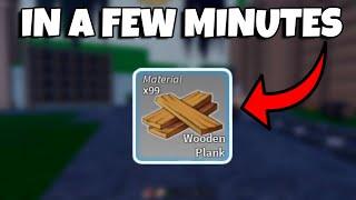 How To Get Wooden Planks FAST - Blox Fruits