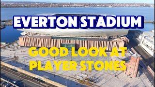 NEW Everton Stadium  Bramley Moore dock Player Stones 25.02.25