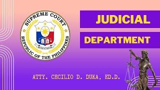 JUDICIAL DEPARTMENT