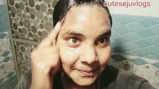 face cleaning  today my video #cutesejuvlogs##cute #indiancutesejuvlogs#seju#village#villagelifev