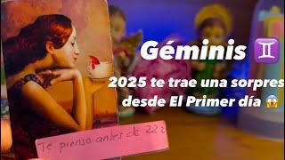 GÉMINIS | ERES LO ÚLTIMO QUE PIENSA AL DORMIR  MIRA LA SORPRESA QUE TE TRAE ESTE AÑO 2025 increíble