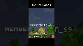 2 noobs pvp #minecraft #gaming #1m #trending #youtube #youtubeshorts #pvp #viralvideo #fight #sub