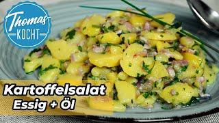 Kartoffelsalat ohne Mayo - mit Essig und Öl