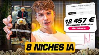 Les 8 Meilleures Niches TikTok IA pour 2025 ! (+5'000€/mois)