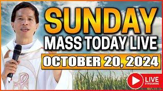 SUNDAY FILIPINO ONLINE LIVE MASS TODAY || OCTOBER 20, 2024 || FR. FIDEL ROURA