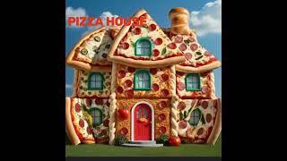 WANT TO SEE HOUSE AND ROOMS MADE UP OF PIZZA? WATCH TILL THE END!! #funny #beautiful #pizza #edit