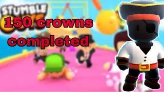 COMPLETED 150 crowns | Wining crown series | STUMBLE GUYS | TOXIC PJ YT