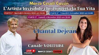 Marco Cesati Cassin e Chantal Dejean : (Evento Gratuito Online) 3 Ottobre 2023