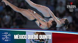 México, quinto en clavados sincronizados 10 m femenino | Juegos Olímpicos París 2024