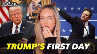 Elon’s ‘Nazi Gesture’ Explained, TikTok’s Fate, Trump’s Day One Orders and more... | UNBIASED