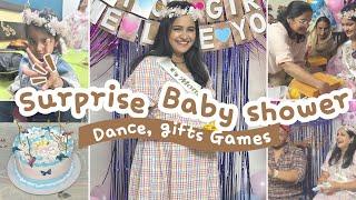 My Baby Shower Vlog || Godh Bahai, Dance, Games, Decoration idea  #anitamalikvlogs