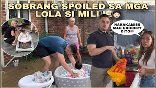 NAMISS KO MAG GROCERY DITO SA UK| SPOILED SI MILLIE SA KANYANG MGA LOLA️