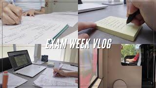 (Eng Sub) college exam week vlog | Life of a Korean psychology student in Germany 