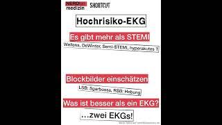 Hochrisiko-EKG: Es gibt mehr als nur STEMI! #shorts