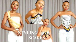 TURNING A SCARF INTO TOPS (Part 1) | Noa Penda #growonyoutube #stylebynumber