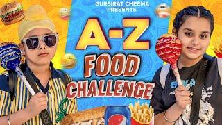 A To Z Food Challenge For Full Day |@gursiratcheema