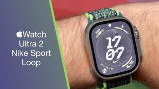 Apple Watch Ultra 2 - Bright Green & Indigo Nike Sport Loop