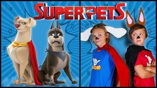 DC Superpets Krypto (Jack) & Ace (Kade) Team Up!