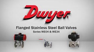 Flanged Stainless Steel Ball Valves | Series WE04 & WE34