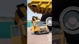 Cars vs Giant Belaz