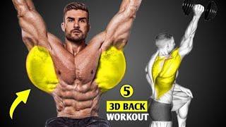 5 BEST EXERCISES FOR BIGGER BACK। BACK WORKOUT AT GYM। BEST BACK EXERCISES।।