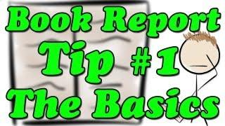 How to Write a Book Report - Tip #1 - The Basics (Minute Book Report)