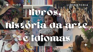 vlog  leituras, história da arte, rotina e estudos de idiomas (francês e italiano) 