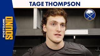 "Feels Great, That Stretch Was Tough" | Tage Thompson After Buffalo Sabres Defeat Islanders 7-1