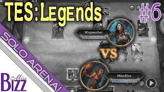 Wispmother Vs. MissBizz Solo Arena! Let's Play The Elder Scrolls Legends Solo Arena! ESL #6