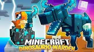 SOBREVIVÍ 100 DÍAS como un DINOSARURIO WARDEN en MINECRAFT HARDCORE!