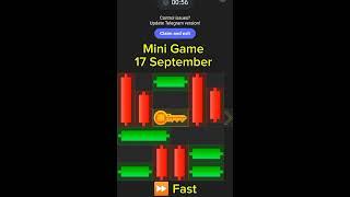 Mini Game Today 17 September How To Solve Mini Game Puzzle in Hamster Kombat (100%) SOLVED