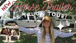 MY NEW TRUCK & HORSE TRAILER TOUR!