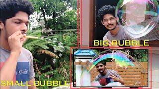 how to make a big bubble//small bubble//easy make bubble//ks craft planet