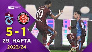 Trabzonspor (5-1) Vavacars Fatih Karagümrük | 29. Hafta - Trendyol Süper Lig 2023/2024