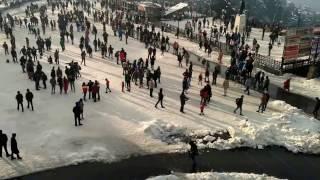 Snowfall at Ridge The Mall, Shimla Hills