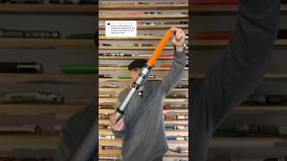 The Orange Jedi Electronic Lightsaber from 2002... #lightsaber #starwars #toys #collector