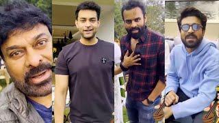 Mega Star Chiranjeevi and Family Sankranthi Wishes | Ram Charan | Sai Dharam Tej | IndiaGlitz Telugu