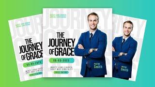 How to Make Profession Church Conference Social Media Poster Design