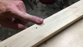 Lazy Guy DIY Pro Tip:  DIY Wood Putty