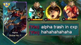 GLOBAL ALPHA GUIDE TO BEAT META HERO IN EXP LANE! (BEST DAMAGE BUILD 2024)