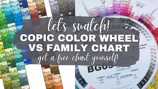  Which Copic Swatch Chart Works Better? Let's Swatch and Find Out! Swatching Copic Sketch Markers