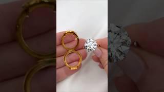 Thoughts? Ring jacket transforms a diamond solitaire ring into a large gold ring