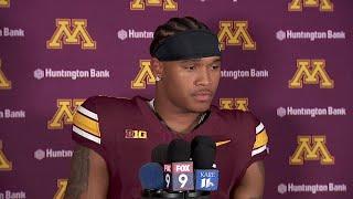 Gophers RB Darius Taylor says he wanted to come back to Minnesota