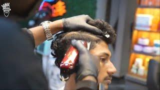 SKIN FADE HAIRCUT | RAINBOW BEAUTY AND TATTOO#rainbowasmr #haircut #barbershop #menshairstyle