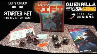 Let's check out the Starter Set for my new game STEEL RIFT!