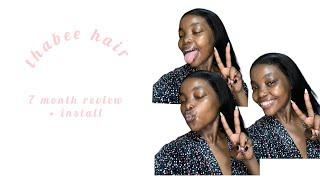 thabee happy 7 month hair review + install & chit chat