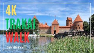 【4K】 Lithuania Trakai Walk - through Main Street and inside Island Castle Museum