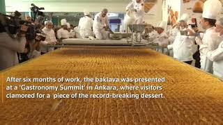 500 kilo baklava guinness rekor denemesi yapan mado dondurma kanbur ailesi