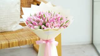 100 Tulips Luxury Bouquet