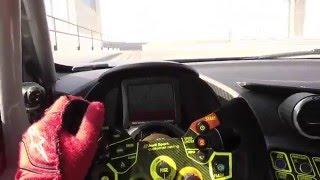 Dubai 24h Helmetcam POV / Chris Mies / Land Motorsport / Audi R8 LMS